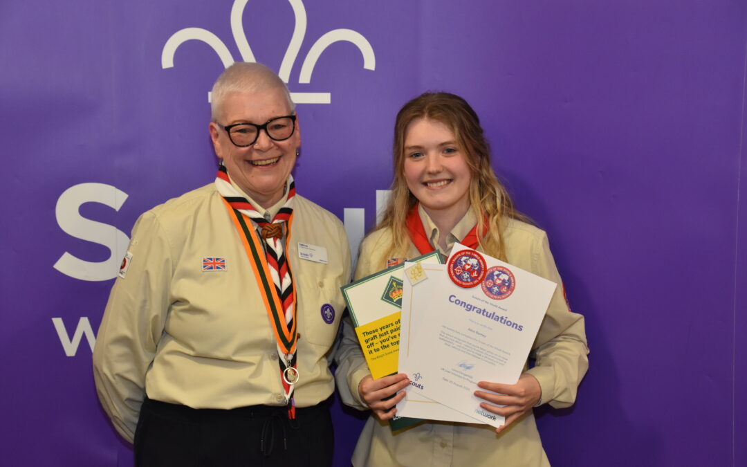 West Lancs Scout Network Member becomes the youngest to achieve all four of Scouts Top Awards in the UK